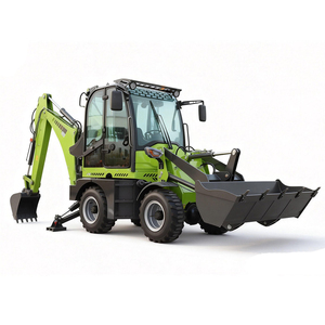 รถแทรกเตอร์ตักดินขนาดเล็ก 4x4 สำหรับงานเกษตรกรรม พร้อมที่ตักด้านหน้าและที่ขุดด้านหลัง ใช้งานได้ยาวนาน - Product Image 5