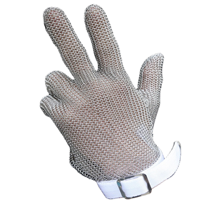 Gants de sécurité en maille tissée en acier inoxydable de qualité alimentaire 5, économiques, pour boucher, avec soudure, anti-coupure - Product Image 1