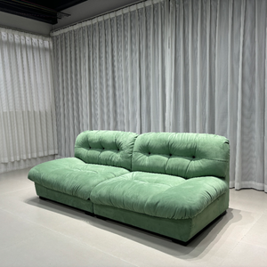 Canapé nuage moderne italien durable avec tissu mat, canapé-lit deux places pour appartement, hôtel et usage commercial - Product Image 3