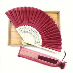 Ventilateur portable personnalisé en bambou de 21 cm, peint à la main, style traditionnel, pour le Nouvel An, les mariages, la musique, les anges, et la publicité DIY - Product Image 4