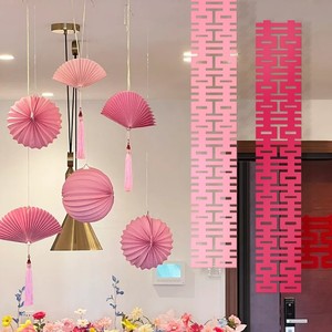 Décoration de salle de mariage salon chambre fond mur <span class=keywords><strong>boule</strong></span> <span class=keywords><strong>en</strong></span> nid d'abeille <span class=keywords><strong>boule</strong></span> de pastèque fleur mariage suspendu - Product Image 4