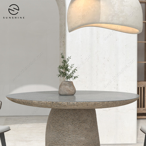 Losa de mesa de comedor de granito negro resistente al calor para uso en interiores y exteriores - Product Image 6