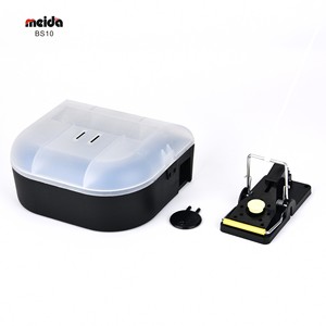 Piège à rats Meida Snap Trap Bs10 en plastique, portable, de forme rectangulaire, pour la lutte contre les parasites animaux - Product Image 1