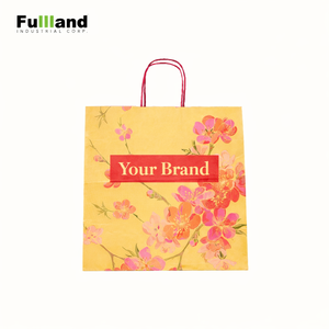 Vente directe des fabricants, sacs en papier pour supermarchés, sacs shopping en papier kraft de la meilleure qualité et très résistants - Product Image 1