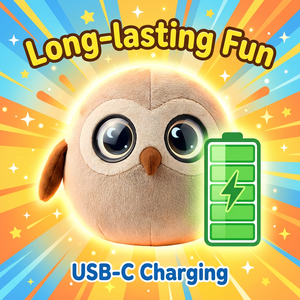 Jouet en peluche hibou électrique interactif IA Cuteyeah OEM Factory, nouvelle arrivée 2026, pour la classe STEM préscolaire, développement de la pensée logique et éducatif - Product Image 3