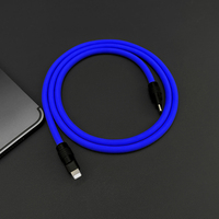Cable de Datos con Chip C94 C189 Original de Silicona Líquida con Certificación MFi, Cable de Carga Rápida PD de 3A, Cable USB C para iPhone 13/14, Cable para iPod