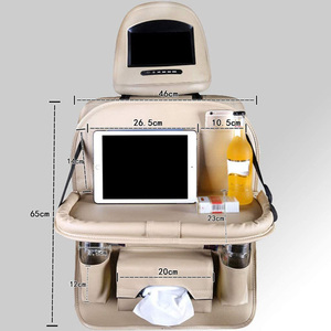 Leather <strong>Car</strong> Accessory <strong>Car</strong> Back <strong>Seat</strong> <strong>Organizer</strong>, <strong>Seat</strong> Back <strong>Organizer</strong> Travel Storage <strong>Car</strong> <strong>Organizer</strong> with Tablet Holder