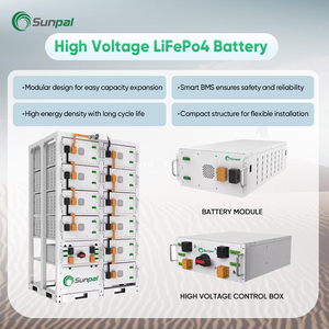 ตู้แบตเตอรี่ออลอินวัน Sunpal BESS 1.3MWh ระบบจัดเก็บพลังงานแสงอาทิตย์แรงดันสูง - Product Image 3