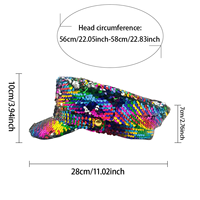 Casquettes unisexes holographiques arc-en-ciel à paillettes, idéales pour le Burning Man, les festivals de musique, les fêtes, la plage et les activités de plein air – Vente en gros, 3 MOQ