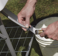 Table de filet blanche en plastique HDPE de meilleur choix avec évier pour le camping extérieur de partie