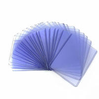 HEYI Toploader Super Clear Seller Custom Plastic Hard Game Poke Mon Card Top Loaders Sleeves Sports Trading 35PT Card Toploader