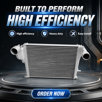 Remplacement de l'intercooler d'air de suralimentation du moteur turbo automobile