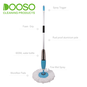 Fregona lavable con pulverizador para suelos, mopa de microfibra con pulverizador saludable - Product Image 6