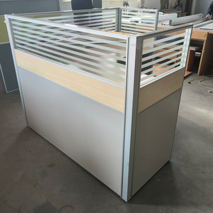 Scrivania Direzionale Multifunzionale LIWEI in MFC, Postazione di Lavoro Modulare Aperta per Ufficio con Più Posti - Product Image 5