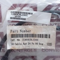 Plc Ic693cbl330 |   Câble, côté droit, deux connecteurs 24 broches, 90°, scellé, Ser C pour produit sous garantie