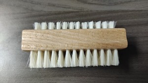 Brosse de lavage des mains double face avec manche en bois, résistante aux hautes températures, brosse de nettoyage des ongles, outil de nettoyage de cuisine, pour la maison - Product Image 3