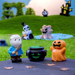 Figuras <span class=keywords><strong>de</strong></span> Resina <span class=keywords><strong>de</strong></span> Halloween, Adornos <span class=keywords><strong>de</strong></span> Calabaza, Fantasma y <span class=keywords><strong>Bruja</strong></span> para Micropaisajes y Decoración <span class=keywords><strong>de</strong></span> Escenas DIY - Product Image 3