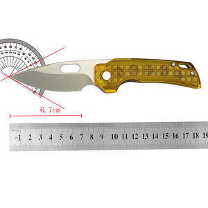 Navaja Plegable EDC Bochen 2026 de Alta Calidad, Acero 14c28n, Bloqueo de Marco, 3 Pulgadas, Punta de Caída <span class=keywords><strong>Elmax</strong></span>, Acabado Stonewash - Product Image 6