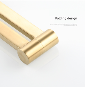 En gros Moderne En Laiton Double Poignée 360 Pivotant Robinet Mural Carré Tube Robinet pour Évier Pot D'eau De Remplissage Pot Extension Double - Product Image 4