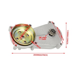 HIAORS 2 zamanlı kir bisiklet debriyaj davul aktarım dişlisi azaltma kutusu 11T T8F çift zincir 47cc <span class=keywords><strong>49cc</strong></span> Mini Motor - Product Image 6
