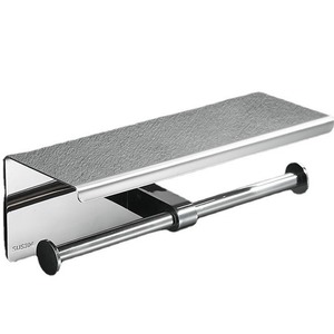 Zhenshangxing Toilet Paper Holder 304 Stainless Steel Wall Mount Rectangular Modern Design With Cover For Bathroom - Product Image 2