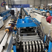 Máquina Perfiladora de Perfiles de Acero de Alta Velocidad CZ, Totalmente Automática e Intercambiable, para Construcción de Estructuras