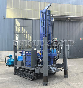 Equipo de perforación de pozo hidráulico sobre orugas JJEM 600m 500M 400m 300m 200m 100M Kenia con engranaje de caja de cambios y componentes de núcleo de bomba - Product Image 1