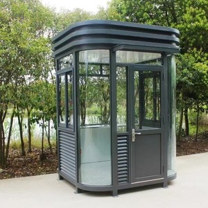 Cabina di Sicurezza Prefabbricata Personalizzata, Postazione di Guardia Portatile per Esterni, Chiosco di Sicurezza Mobile Resistente alle Intemperie, Cabina per Stazione di Controllo - Product Image 4