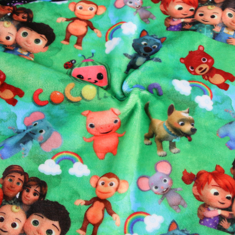 Home Textile Brushed By The Metre 100% Polyester Minky soft Plush baby blanket Fabric