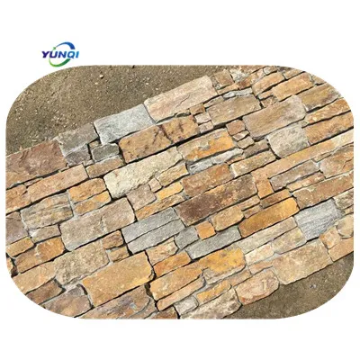 סיני טבעי מוערם תרבות אבן עבור קיר פנל קיר פנל מפעל חיצוני צפחת פורניר קיר חיפוי