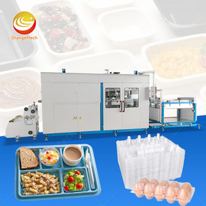Machine de thermoformage ORME pour la fabrication de boîtes alimentaires en polystyrène, de boîtes à <span class=keywords><strong>lunch</strong></span> en plastique et de gobelets à yaourt à clapet - En promotion - Product Image 1