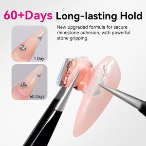 BORN PRETTY - Pegamento para <span class=keywords><strong>Uñas</strong></span> en Gel <span class=keywords><strong>con</strong></span> Diamantes de Imitación, 30 g, Transparente, Sin Necesidad de Limpiar, Adhesivo Superfuerte para Decoración de <span class=keywords><strong>Uñas</strong></span>, Pegamento para Gemas para Esculpir en 3D - Product Image 4