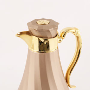 กระติกน้ำร้อนเก็บอุณหภูมิแบบหรูหรา สไตล์ดัลลาห์ สีทอง ขนาด 700 มล. 1000 มล. ยี่ห้อเมย์ฟลาวเวอร์ สำหรับโรงแรมและร้านอาหาร - Product Image 3