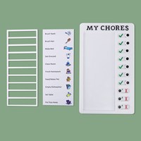 En gros Pas Cher Personnalisé Bureau Réutilisable Agenda Quotidien En Plastique Enfants À Faire Liste Mémo RV Liste De Contrôle Conseil Pour La Promotion