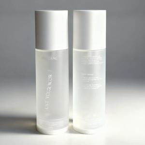 Botella de Plástico Esmerilado Transparente al por Mayor para Suero Airless 15ml 30ml 50ml, Envase de Botella de Loción con Bomba Pulverizadora Esmerilada - Product Image 1