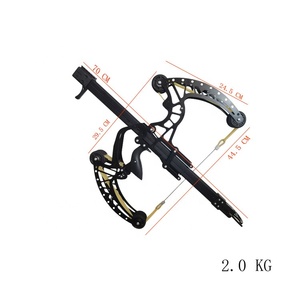 Kuangbense Jagd-Steinschleuder aus Metall mit 4-Strang-Gummiband für das Outdoor-Schießen, inklusive 50 runden Stahlkugeln - Product Image 3