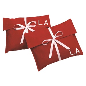 <b>Envelope</b> Folding Bags Velvet Package Flip Cover Packing Bag for Velvet <b>Gift</b> Cards Pouch with logo - Product Image 1