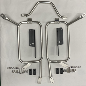 Caja de almacenamiento de aluminio para motocicleta, accesorios de soporte de carga, para lado izquierdo y derecho, 650 - Product Image 5