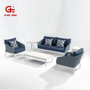 Vente en gros <span class=keywords><strong>de</strong></span> canapé simple moderne en aluminium mobilier <span class=keywords><strong>de</strong></span> jardin extérieur avec <span class=keywords><strong>coussin</strong></span> pour le patio ou le salon pour les hôtels - Product Image 3
