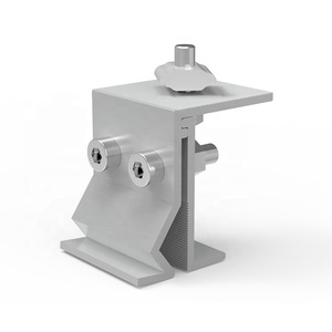 Metal Aluminum Standing Seam PV Rack Metal Tin Roof Mounting <strong>Bracket</strong> Tin Panel Seam Roof Clamp - Product Image 4