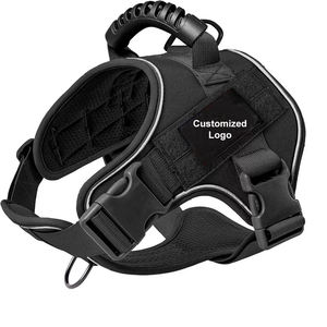 Kemasan warna Logo kustom tanpa tali kekang anjing dengan gesper yang dapat diatur dan tali elastis untuk kegiatan di luar ruangan - Product Image 3