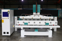 GC1225 table canapé chaise jambes 6 8 tête 4-axis-cnc-router-machine avec rotatif