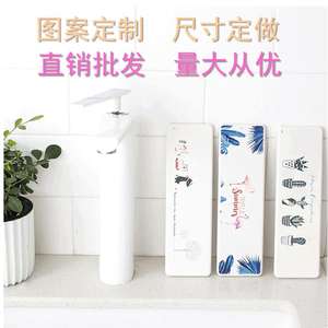 Alfombrilla de jabón impresa con diseño de tierra diatomeas, rectangular, absorbente, antideslizante, para uso doméstico, número de pieza B002 - Product Image 2