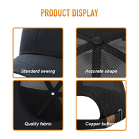 Gorra de Béisbol Personalizada de Moda, con Logotipo Bordado en 3D Profesional, Malla Impermeable y Transpirable, para Exteriores