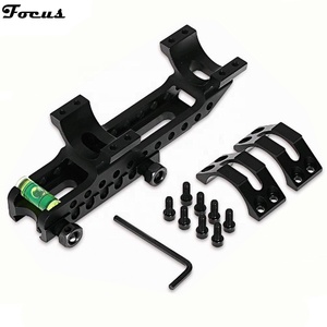 Heavy Duty Tactical 25.4mm and 30mm Dual Ring Cantilever <strong>Scope</strong> Mount Bubble Level Hunting Accessories - Product Image 4