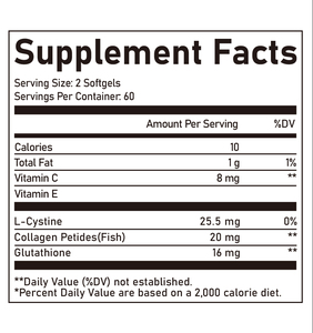 OEM 5000mg Natuurlijke <span class=keywords><strong>Softgel</strong></span> Capsules met L-Glutathion & Collageen voor Huidverzorging, Beautyproduct voor Volwassenen, Niet voor Zwangere Vrouwen - Product Image 5