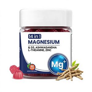 Gomitas de Magnesio <span class=keywords><strong>14</strong></span> en 1 para Dormir y Apoyo Muscular, Suministro para 90 Días, <span class=keywords><strong>Sin</strong></span> Azúcar Añadido - Product Image 3