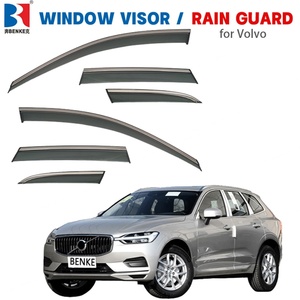Deflectores de Insectos y Protectores de Lluvia para Ventanas de Volvo XC60 |   Deflector de Viento, Lluvia y Sol de Primera Calidad Moldeado por Inyección - Product Image 1