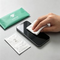 Chiffonnette jetable en microfibre douce pour nettoyer les écrans d'ordinateurs portables et claviers – Kits de nettoyage avec contrôle qualité strict – Prix usine OEM/ODM