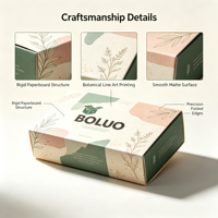 Boîte à savon personnalisée en papier pour savon artisanal à froid